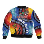 Honoring 50 Years NAIDOC Week 2025 Sleeve Zip Bomber Jacket