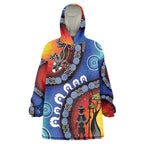 Honoring 50 Years NAIDOC Week 2025 Wearable Blanket Hoodie