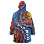 Honoring 50 Years NAIDOC Week 2025 Wearable Blanket Hoodie