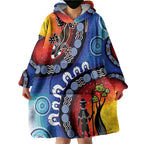 Honoring 50 Years NAIDOC Week 2025 Wearable Blanket Hoodie
