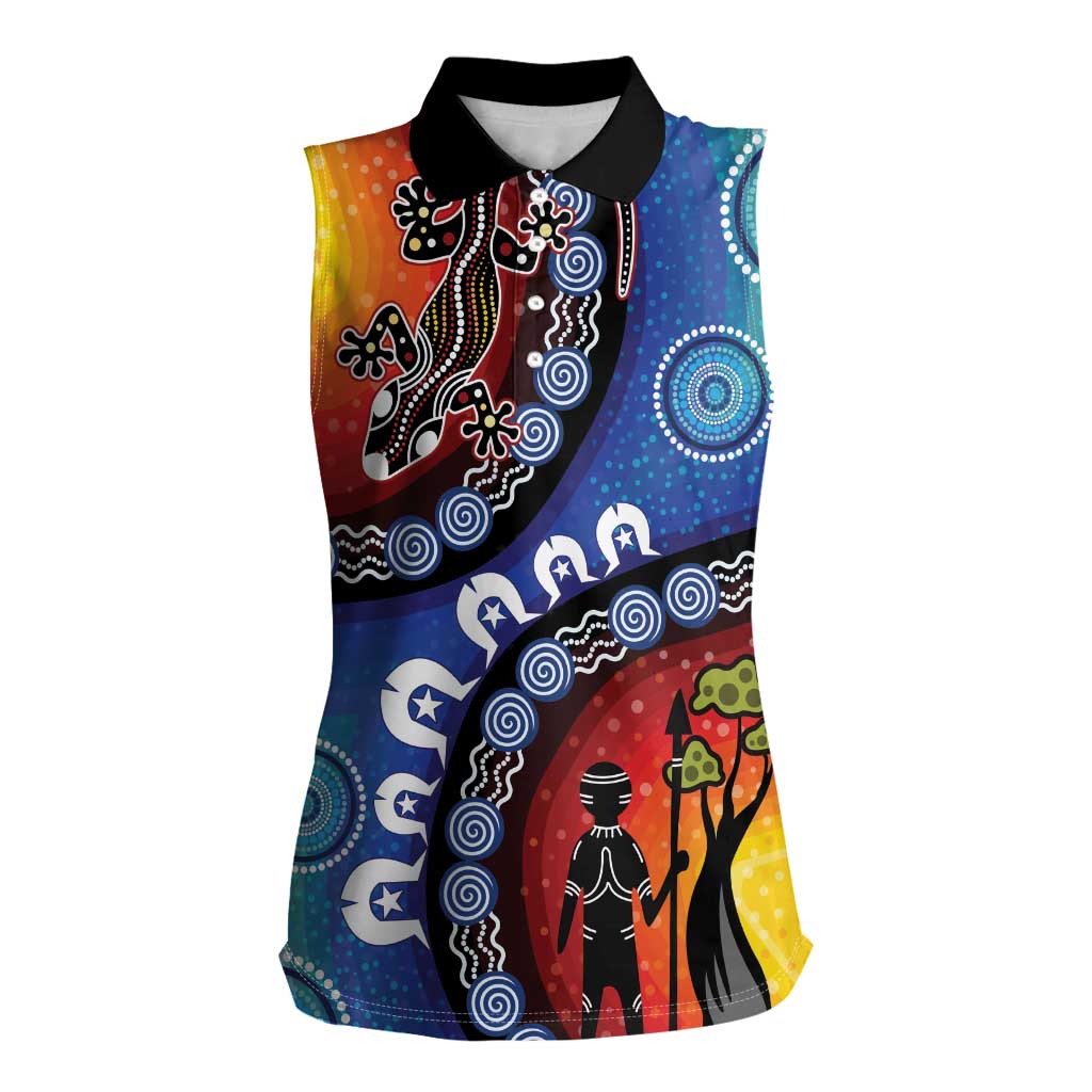 Honoring 50 Years NAIDOC Week 2025 Women Sleeveless Polo Shirt