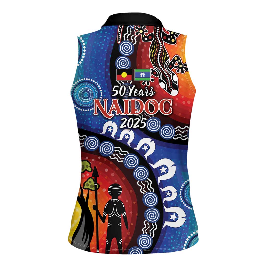 Honoring 50 Years NAIDOC Week 2025 Women Sleeveless Polo Shirt