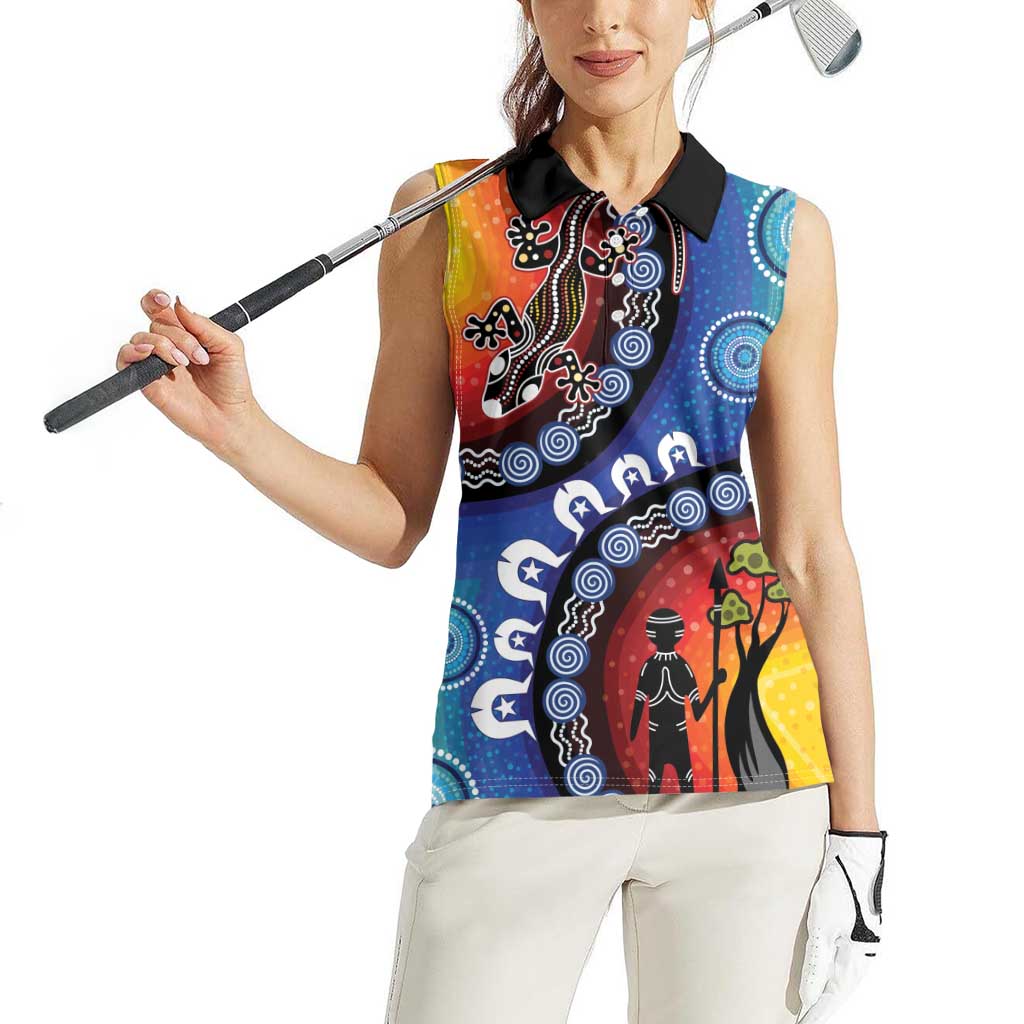 Honoring 50 Years NAIDOC Week 2025 Women Sleeveless Polo Shirt