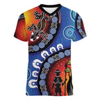 Honoring 50 Years NAIDOC Week 2025 Women V-Neck T-Shirt
