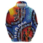 Honoring 50 Years NAIDOC Week 2025 Zip Hoodie