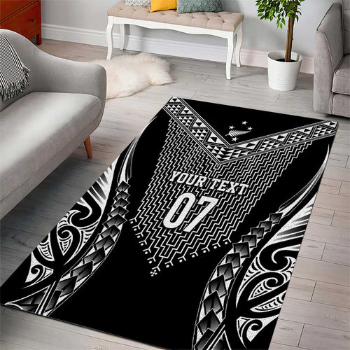 2025 Rugby Championship New Zealand Custom Area Rug Poutama Motifs - Aussie Hoodie