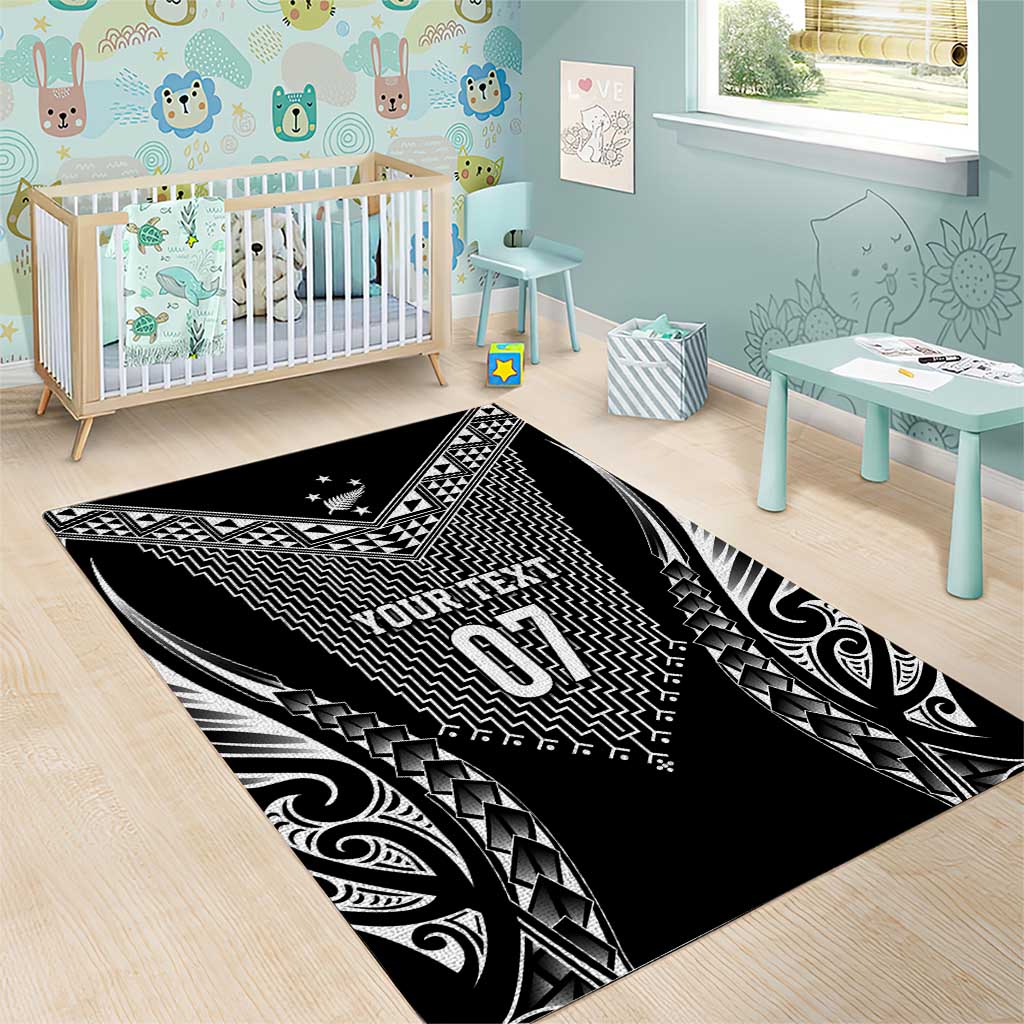 2025 Rugby Championship New Zealand Custom Area Rug Poutama Motifs - Aussie Hoodie