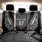 2025 Rugby Championship New Zealand Custom Back Car Seat Cover Poutama Motifs - Aussie Hoodie