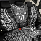 2025 Rugby Championship New Zealand Custom Back Car Seat Cover Poutama Motifs - Aussie Hoodie