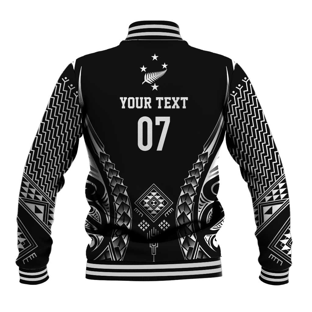 2025 Rugby Championship New Zealand Custom Baseball Jacket Poutama Motifs - Aussie Hoodie