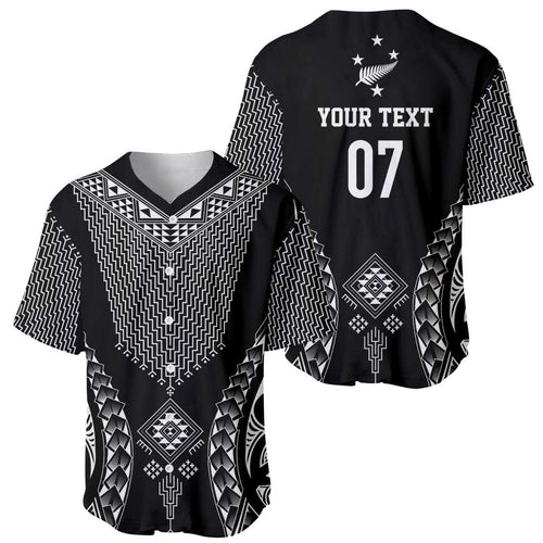 2025 Rugby Championship New Zealand Custom Baseball Jersey Poutama Motifs - Aussie Hoodie