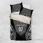 2025 Rugby Championship New Zealand Custom Bedding Set Poutama Motifs - Aussie Hoodie