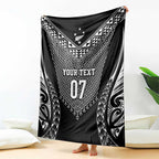 2025 Rugby Championship New Zealand Custom Blanket Poutama Motifs - Aussie Hoodie