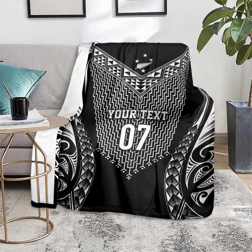 2025 Rugby Championship New Zealand Custom Blanket Poutama Motifs - Aussie Hoodie