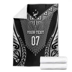2025 Rugby Championship New Zealand Custom Blanket Poutama Motifs - Aussie Hoodie
