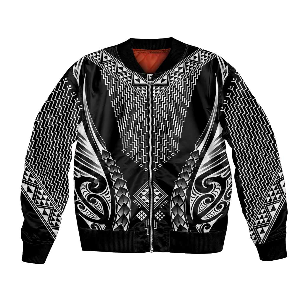 2025 Rugby Championship New Zealand Custom Bomber Jacket Poutama Motifs - Aussie Hoodie