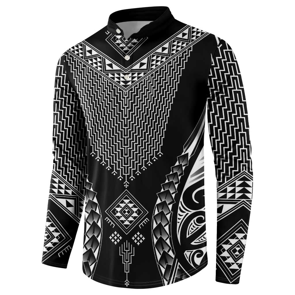 2025 Rugby Championship New Zealand Custom Button Sweatshirt Poutama Motifs - Aussie Hoodie