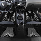 2025 Rugby Championship New Zealand Custom Car Mats Poutama Motifs - Aussie Hoodie