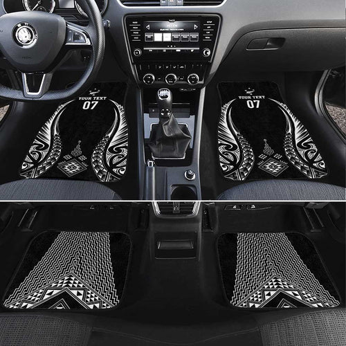 2025 Rugby Championship New Zealand Custom Car Mats Poutama Motifs - Aussie Hoodie
