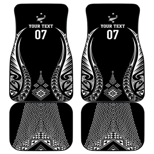 2025 Rugby Championship New Zealand Custom Car Mats Poutama Motifs - Aussie Hoodie
