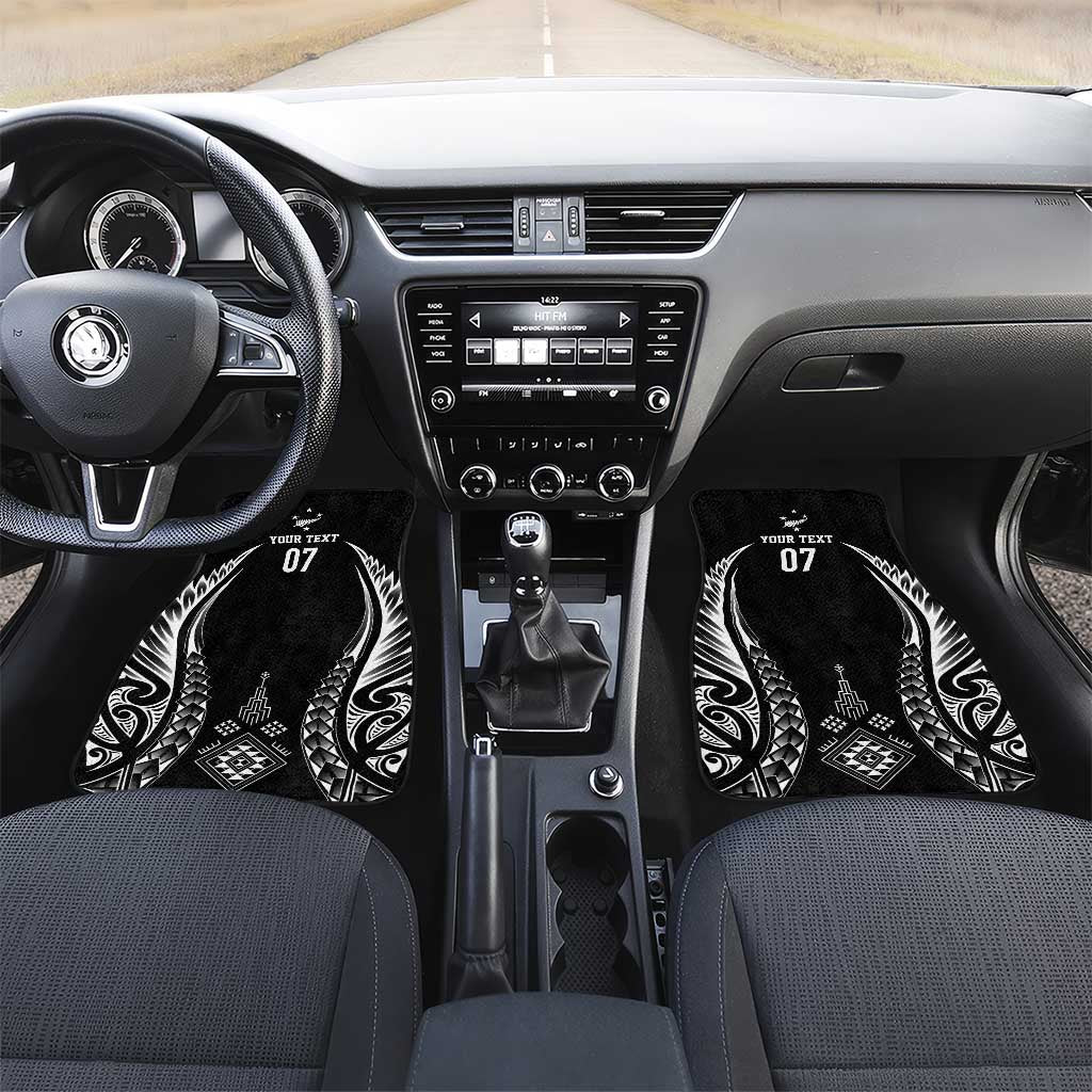 2025 Rugby Championship New Zealand Custom Car Mats Poutama Motifs - Aussie Hoodie