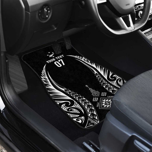 2025 Rugby Championship New Zealand Custom Car Mats Poutama Motifs - Aussie Hoodie