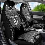 2025 Rugby Championship New Zealand Custom Car Seat Cover Poutama Motifs - Aussie Hoodie