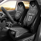 2025 Rugby Championship New Zealand Custom Car Seat Cover Poutama Motifs - Aussie Hoodie