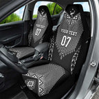 2025 Rugby Championship New Zealand Custom Car Seat Cover Poutama Motifs - Aussie Hoodie