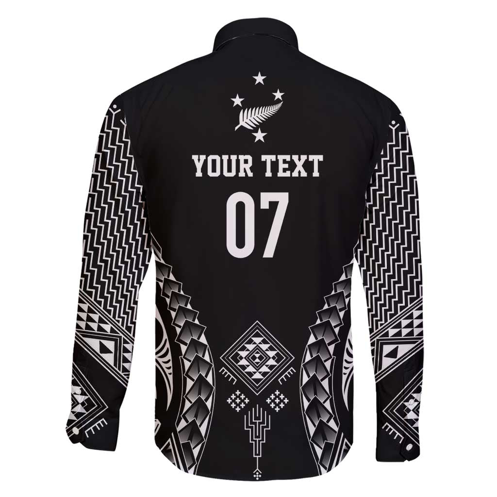2025 Rugby Championship New Zealand Custom Family Matching Short Sleeve Bodycon Dress and Hawaiian Shirt Poutama Motifs - Aussie Hoodie