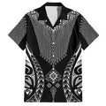 2025 Rugby Championship New Zealand Custom Family Matching Summer Maxi Dress and Hawaiian Shirt Poutama Motifs - Aussie Hoodie