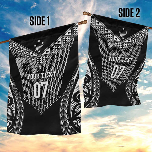 2025 Rugby Championship New Zealand Custom Garden Flag Poutama Motifs - Aussie Hoodie