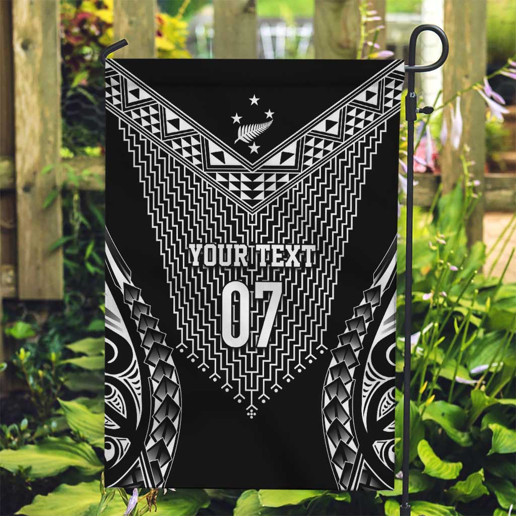 2025 Rugby Championship New Zealand Custom Garden Flag Poutama Motifs - Aussie Hoodie