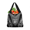 2025 Rugby Championship New Zealand Custom Grocery Bag Poutama Motifs - Aussie Hoodie