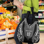 2025 Rugby Championship New Zealand Custom Grocery Bag Poutama Motifs - Aussie Hoodie