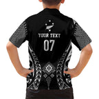 2025 Rugby Championship New Zealand Custom Hawaiian Shirt Poutama Motifs - Aussie Hoodie