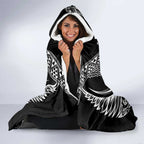 2025 Rugby Championship New Zealand Custom Hooded Blanket Poutama Motifs - Aussie Hoodie