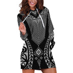 2025 Rugby Championship New Zealand Custom Hoodie Dress Poutama Motifs - Aussie Hoodie