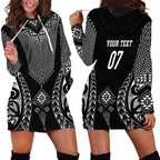 2025 Rugby Championship New Zealand Custom Hoodie Dress Poutama Motifs - Aussie Hoodie