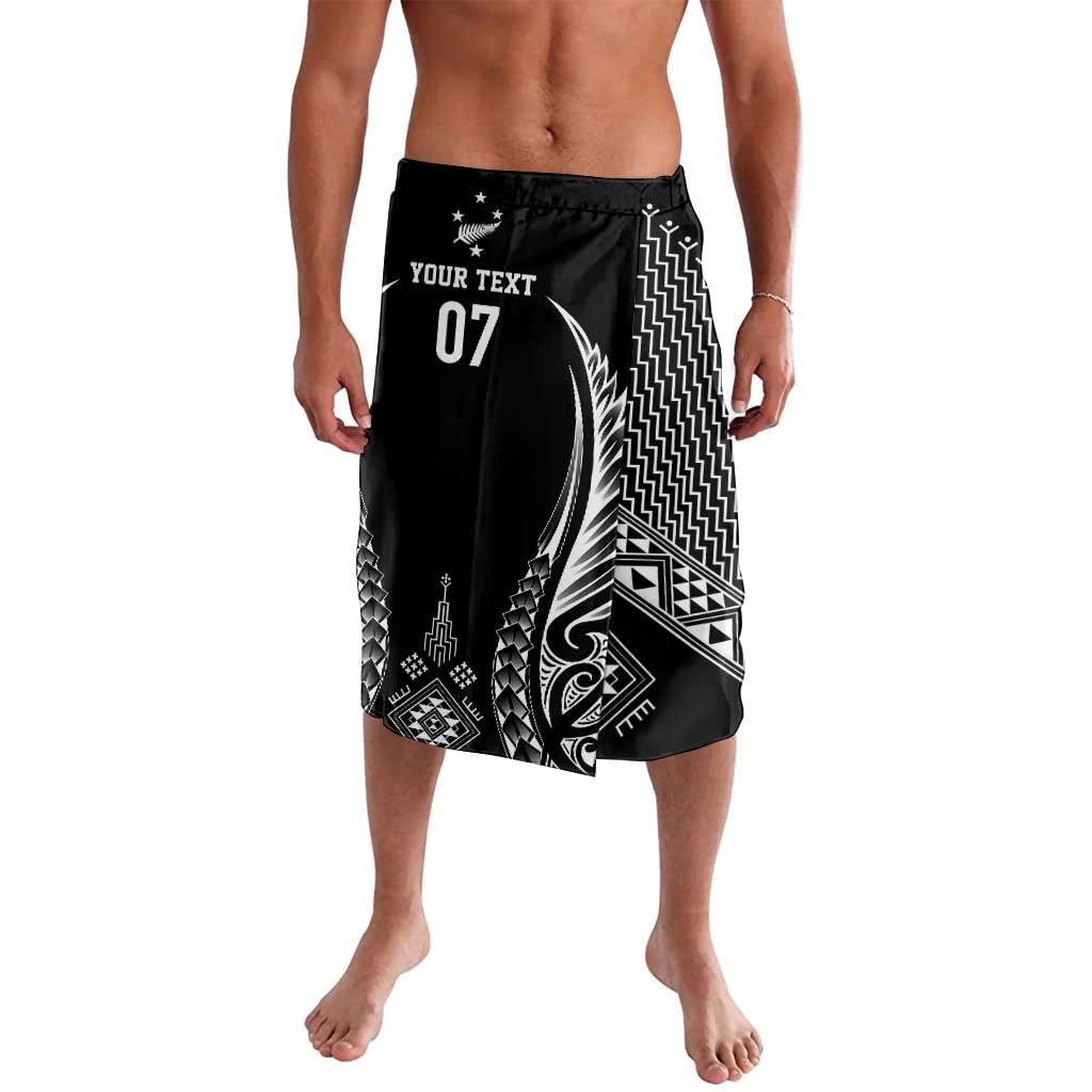 2025 Rugby Championship New Zealand Custom Lavalava Poutama Motifs - Aussie Hoodie