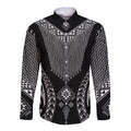 2025 Rugby Championship New Zealand Custom Long Sleeve Button Shirt Poutama Motifs - Aussie Hoodie