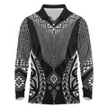 2025 Rugby Championship New Zealand Custom Long Sleeve Polo Shirt Poutama Motifs - Aussie Hoodie