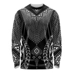 2025 Rugby Championship New Zealand Custom Long Sleeve Shirt Poutama Motifs - Aussie Hoodie