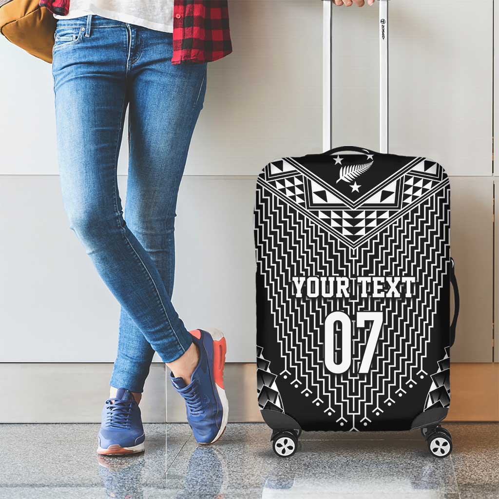 2025 Rugby Championship New Zealand Custom Luggage Cover Poutama Motifs - Aussie Hoodie