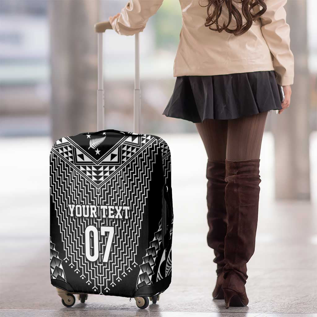 2025 Rugby Championship New Zealand Custom Luggage Cover Poutama Motifs - Aussie Hoodie