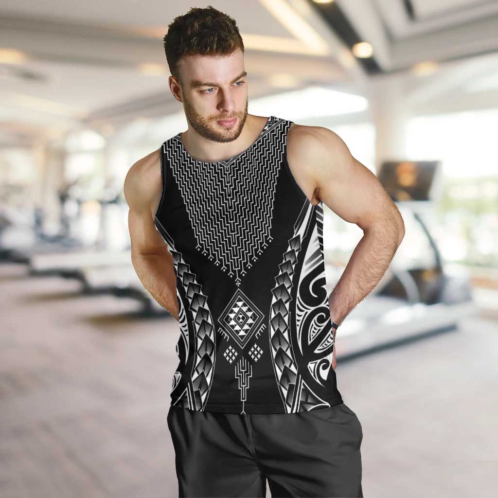 2025 Rugby Championship New Zealand Custom Men Tank Top Poutama Motifs - Aussie Hoodie