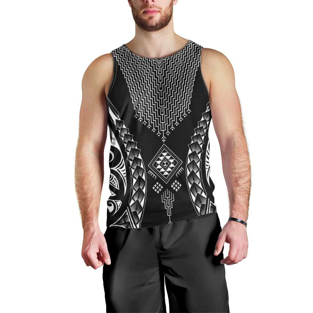2025 Rugby Championship New Zealand Custom Men Tank Top Poutama Motifs - Aussie Hoodie