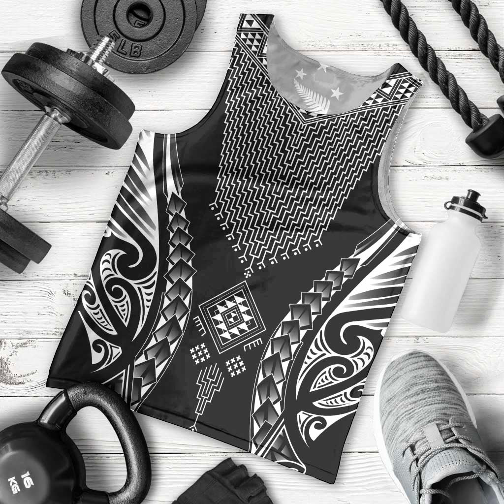 2025 Rugby Championship New Zealand Custom Men Tank Top Poutama Motifs - Aussie Hoodie
