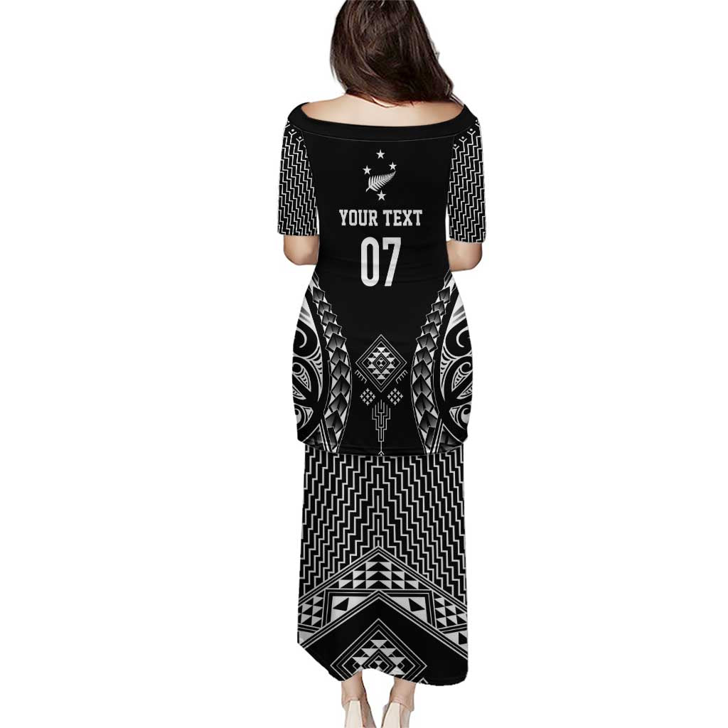 2025 Rugby Championship New Zealand Custom Puletasi Poutama Motifs - Aussie Hoodie
