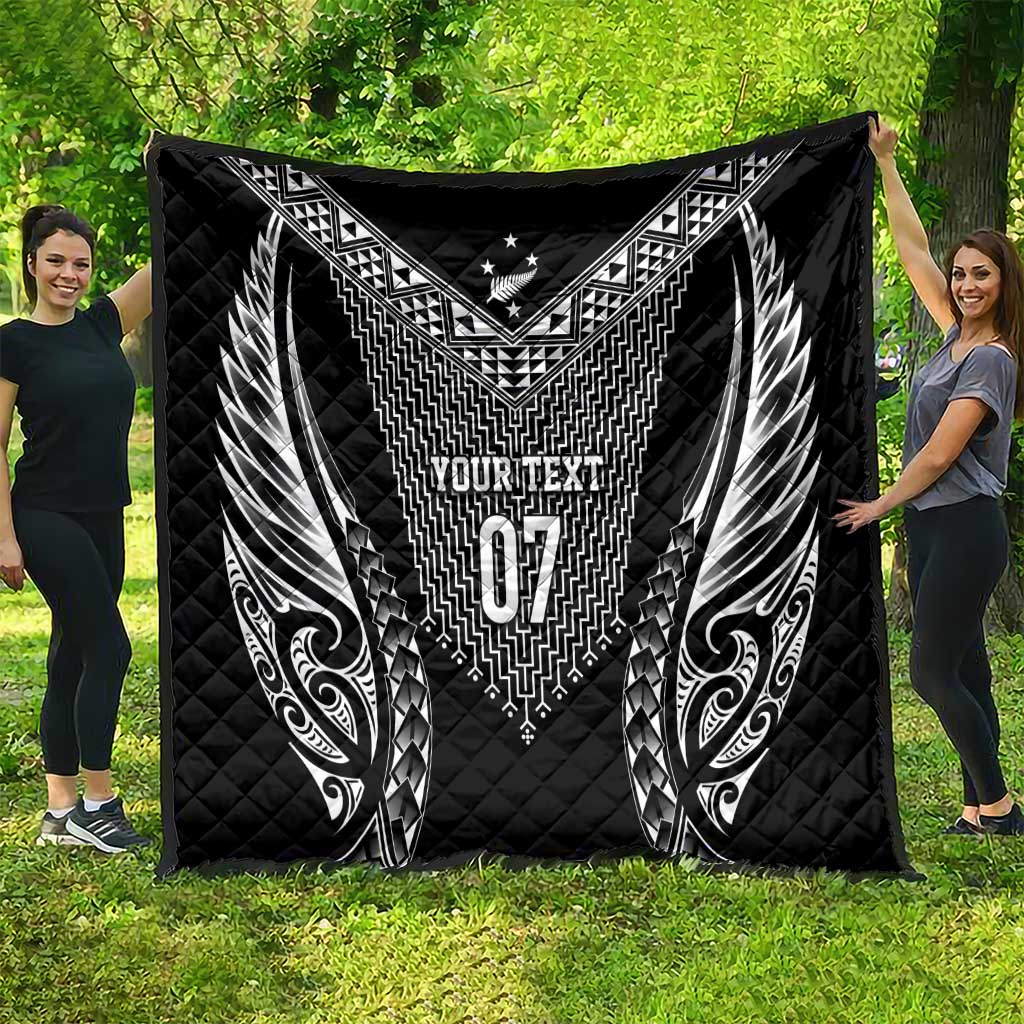 2025 Rugby Championship New Zealand Custom Quilt Poutama Motifs - Aussie Hoodie